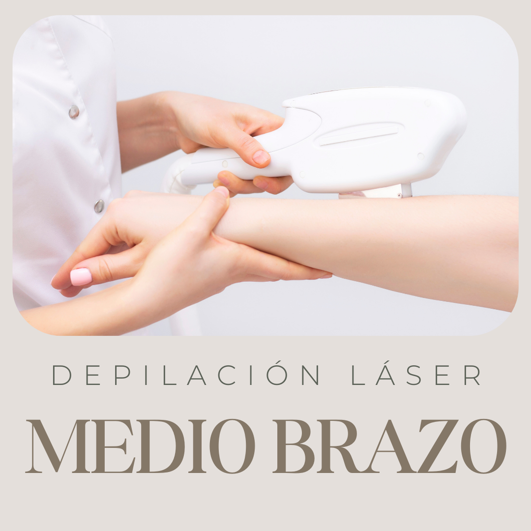 Depilación Láser - MEDIO BRAZO (AMBOS BRAZOS)
